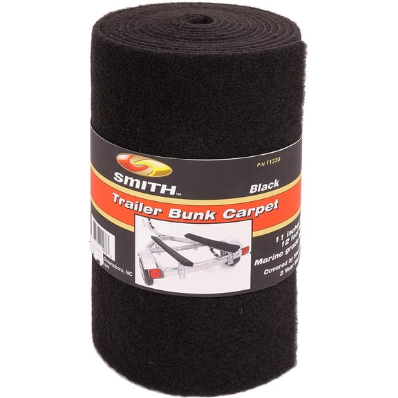 C.E. Smith Carpet Roll - Black - 11"W x 12'L(Pack of 2)
