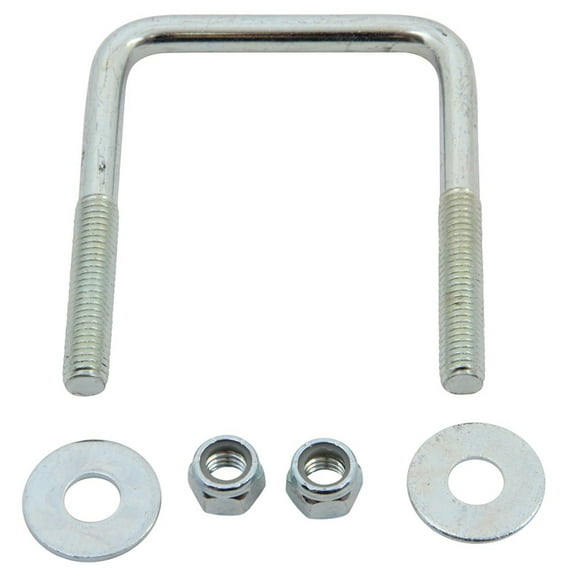 C.E. Smith Zinc U-Bolt 7/16"-14 X 3-1/8" X 4" w/Washers & Nuts - Square | Bundle of 10 Each