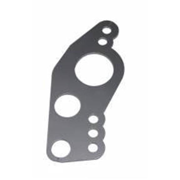 C-E3514-2 0.25 in. Mild Steel 4-Link Housing Bracket without Shock Mount, 0.75 in. Holes