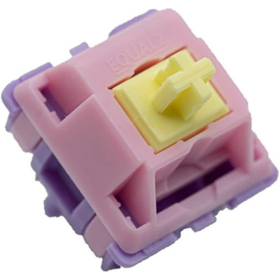 C³ Equalz x TKC Banana Split 62g 5-Pin Linear Switches for Custom Gaming Mechanical Keyboards (Banana split, 70 switches)