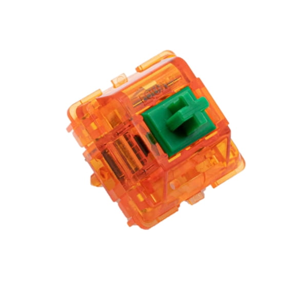 C³ Equalz x TKC Tangerine 67g 5-Pin Linear Switches for Custom Gaming Mechanical Keyboards (Tangerine 67g, 90 switches)