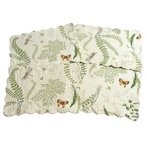 C&F Home 13" x 19" Reversible Quilted Althea Placemat, Set of 4 (862621673)