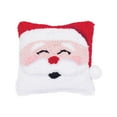thumbnail image 1 of C&F Home 8" X 8" Happy Santa Hooked Pillow Petite Xmas Christmas Winter Decor Decoration Throw Pillow for Couch Chair Living Room Bedroom 8 x 8 Red, 1 of 3