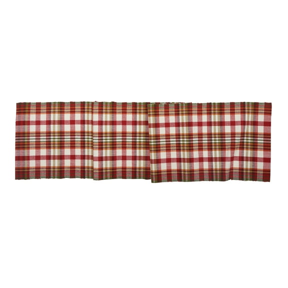 13" x 72" Abingdon Plaid Table Thanksgiving Table Runner