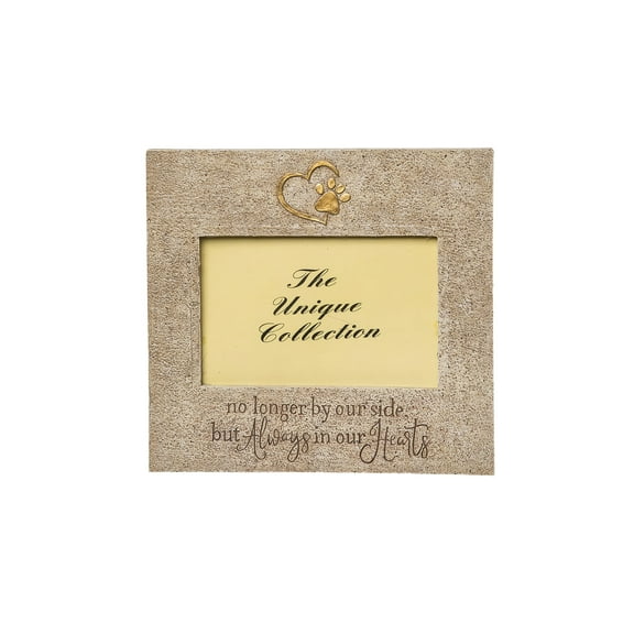 C&F Home Always In My Heart Dog Or Cat Picture Frame Photo Holder For Wall Shelf Or Tabletop Pet Decor Decoration Brown