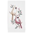 thumbnail image 1 of C&F Home Red and White Cardinal Birds in Tree Flour Sack Christmas Kitchen Dish Towel Decor Decoration 27L x 18W in. 18" x 27" White, 1 of 2