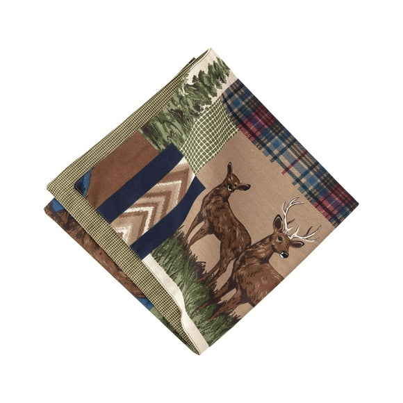 Rutherford Cotton Reversible Thanksgiving Cloth Napkin Set of 6