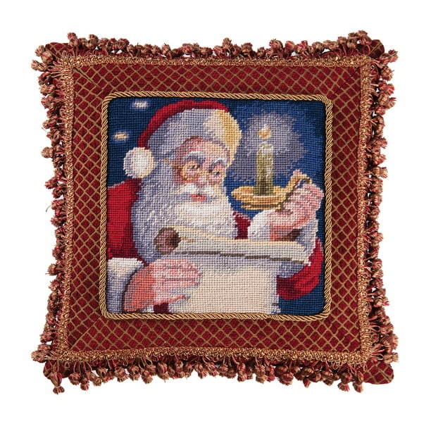 Needlepoint christmas pillows hotsell