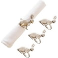 thumbnail image 1 of C&F Home Silver Rabbit Napkin Rings Set of 4 Silver (C47029229S4), 1 of 5