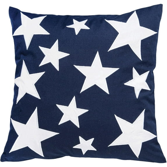 C&F Home, Stars Throw Pillow Blue (C842983500)