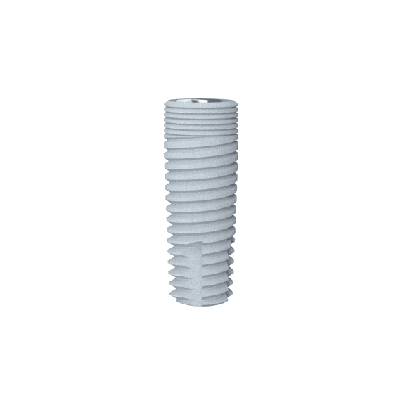 C F I Cylindrical Titanium Model 3.5mm Int Hex Connection 2.42mm Precision Cylindrical Body with Screw Type 8mm
