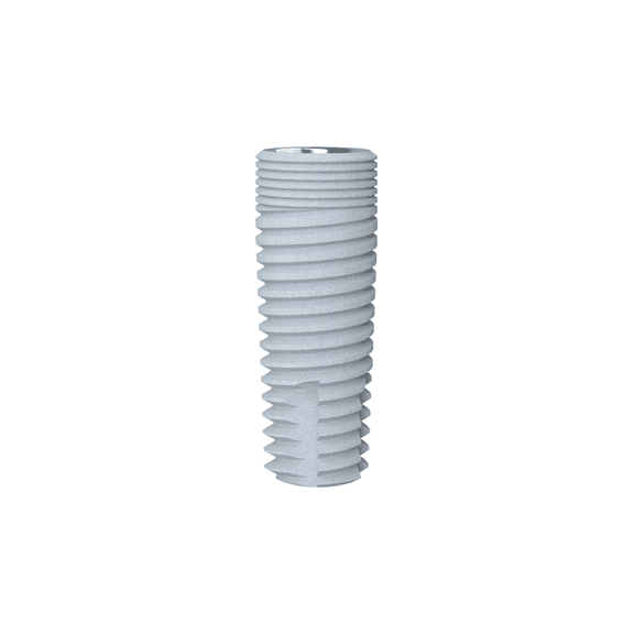 C F I Cylindrical Titanium Model 3.75mm Int Hex Connection 2.42mm Precision Cylindrical Body with Screw Type 10mm