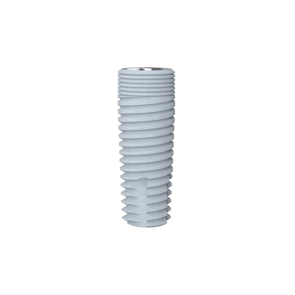 C F I Cylindrical Titanium Model 4.2mm Int Hex Connection 2.42mm Precision Cylindrical Body with Screw Type 10mm
