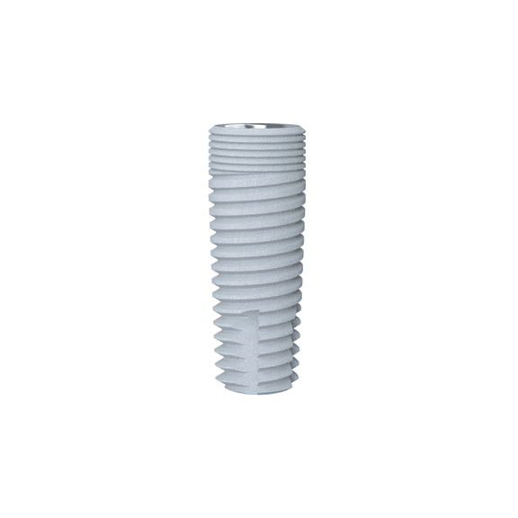C F I Cylindrical Titanium Model 4.2mm Int Hex Connection 2.42mm Precision Cylindrical Body with Screw Type 8mm
