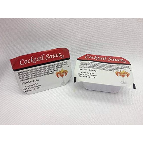 C.F. Sauer Foods Cocktail Sauce, 1 Ounce - 100 per case.