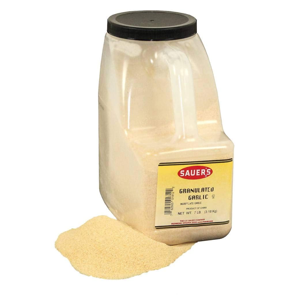 C.F. Sauer Foods Granulated Garlic, 7 Pound - 3 per case.