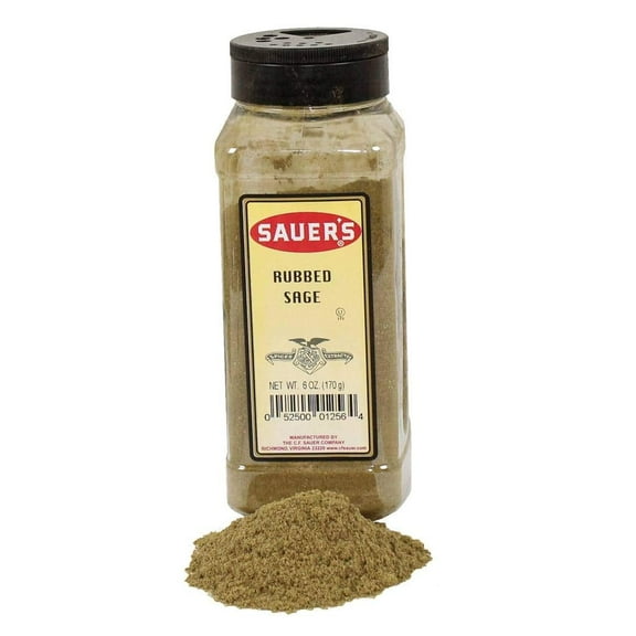 C.F. Sauer Foods Rubbed Sage, 6 Ounce - 6 per case.