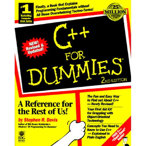 Pre-Owned C++ For Dummies by Stephen R. Davis (Paperback), Computing & Internet/ / Programming Languages / C++, English