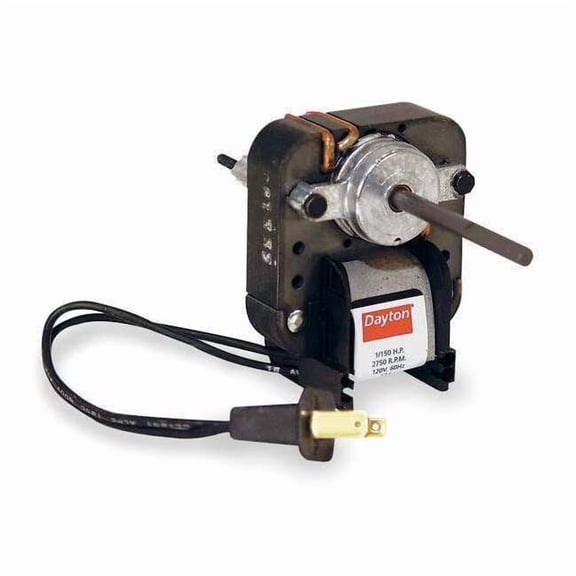 C-Frame Motor,Shaded Pole,1-3/4 In. L 4M209A