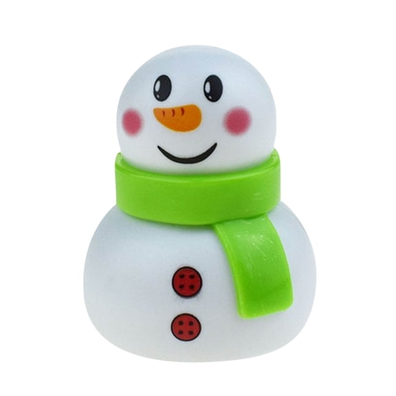 C Green Scarf Snowman Christmas Toy Car For Tree Decoration Kindergarten Small Push