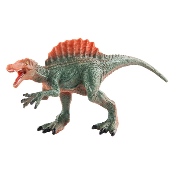 C Green Spinosaurus Dinosaur Model Toy For Boys Hand Painted Solid Plastic Figure Collectible Decor