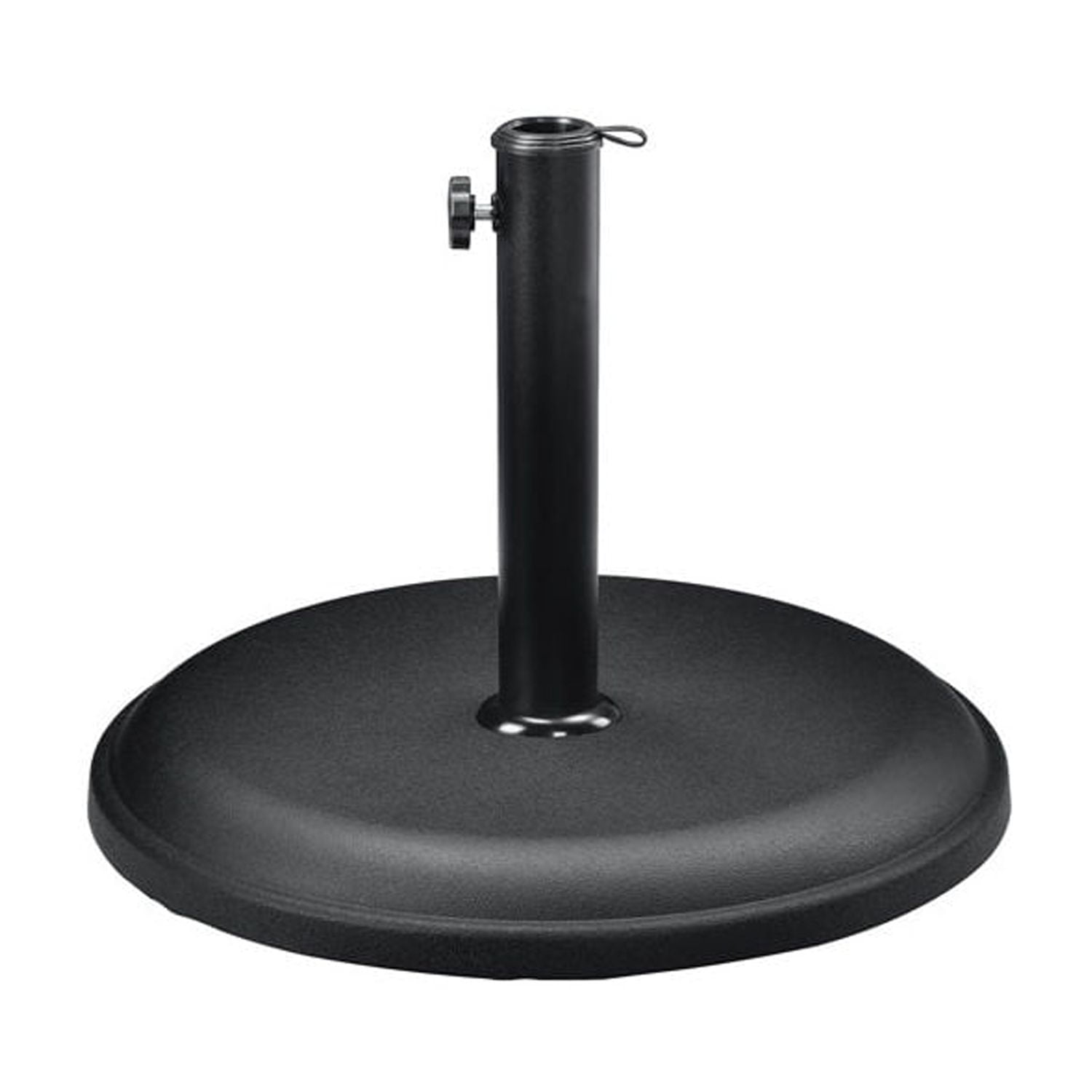 C&H Black Concrete Patio Umbrella Base, 33 Lb.