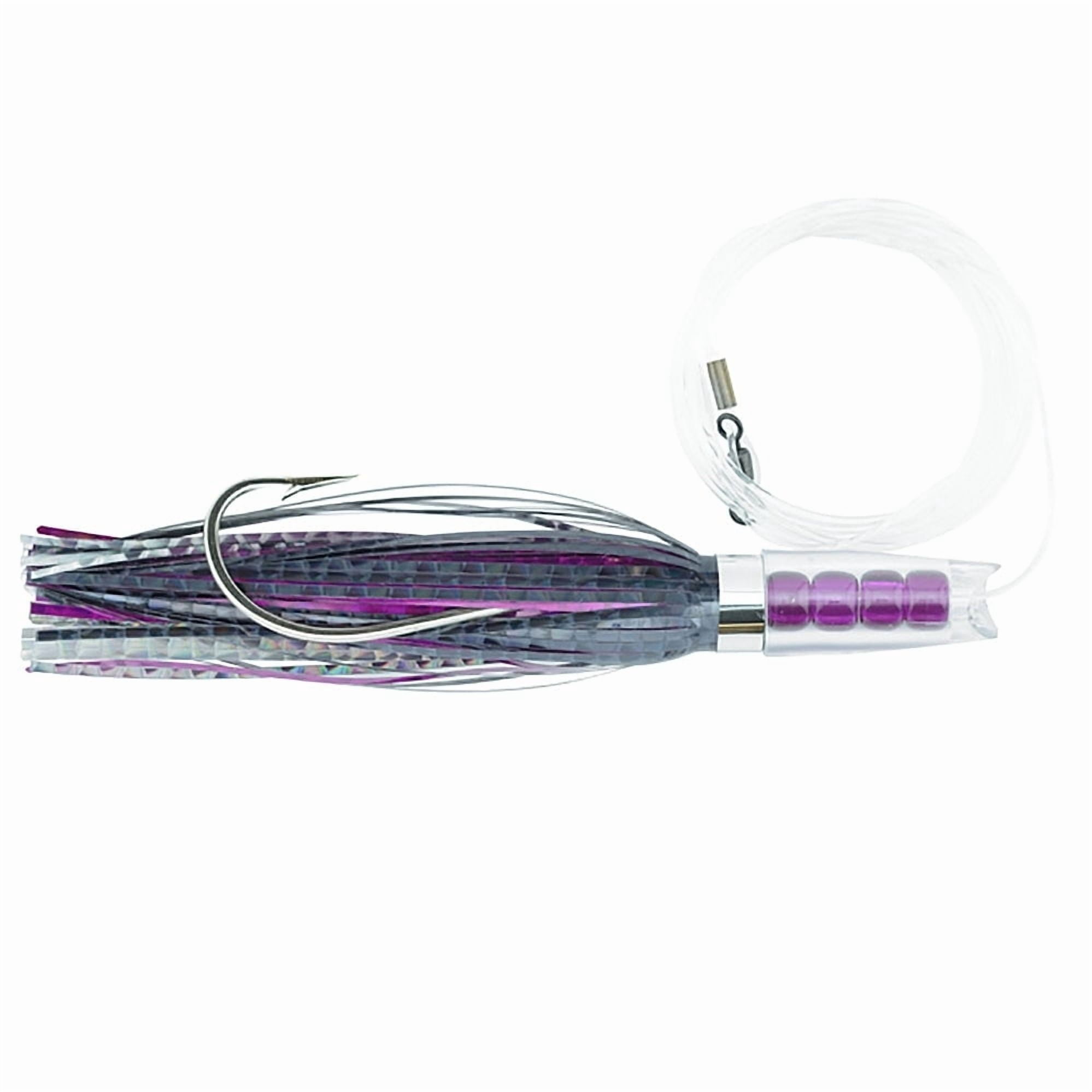 C+H C&H Rattle Jet Rigged & Ready Black,Purple Mylar Lures - Walmart.com