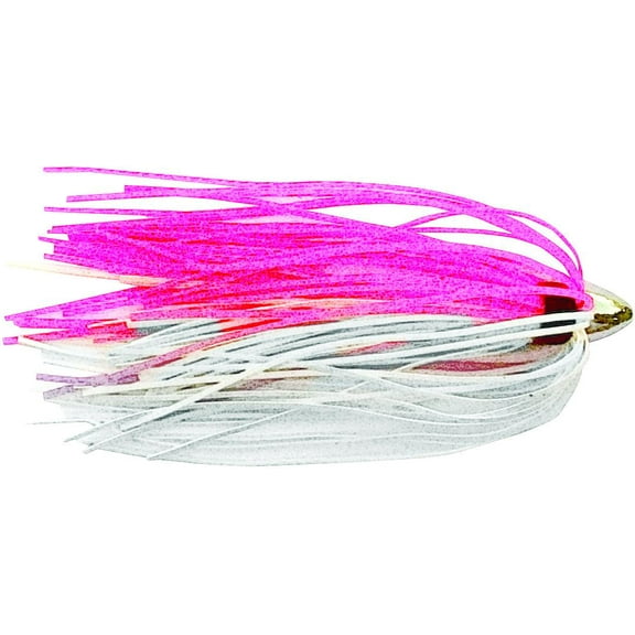 C&H CH-KB13 King Buster Lure Pink And White Skirt 1/8 oz Head 2.5