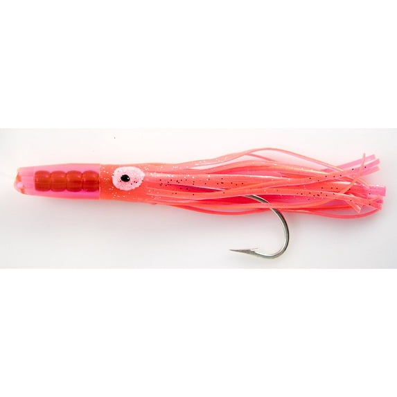 C&H CH-RJ-22 Rattle Jet Trolling Lure Rigged & Ready Pink Skirt
