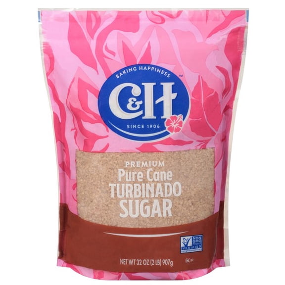 C&H Turbinado Cane Sugar, 32 oz. (Pack of 6)