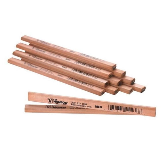 C.H. Hanson 10236 Medium Carpenter Pencil - pack of 12