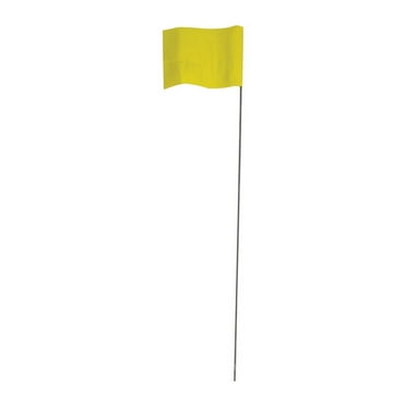 C.H. Hanson 15084 Marking Stake Flag, Yellow, 21 In., 100-Pk. - Quantity 10