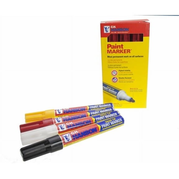 C.H. Hanson 337-10299 Valve Tip Yellow Paint Marker