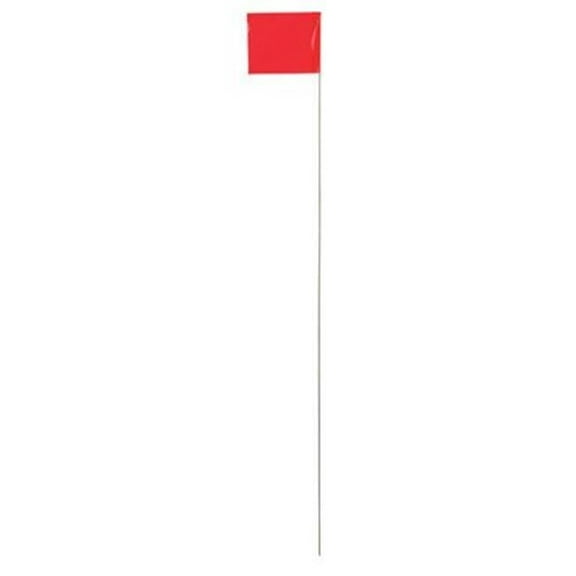 C H Hanson 36 in. Fluorescent Orange Marking Flags