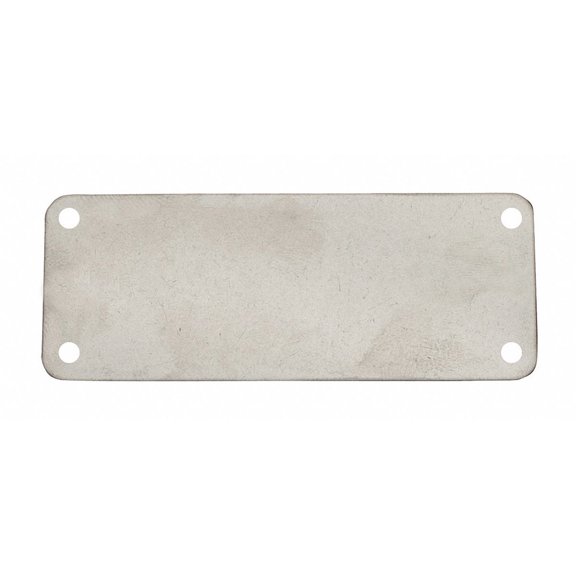 C.H. Hanson Blank Tag,Alum,1 1-2in H,3in W,Slvr,PK10 43073 43073 ZO-G5757656