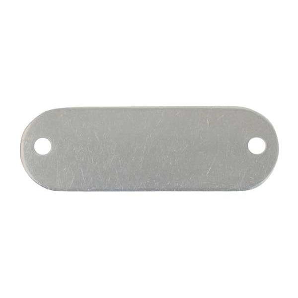 C.H. Hanson Blank Tag,SS,5/8in H,1 29/32in W,PK25 43106