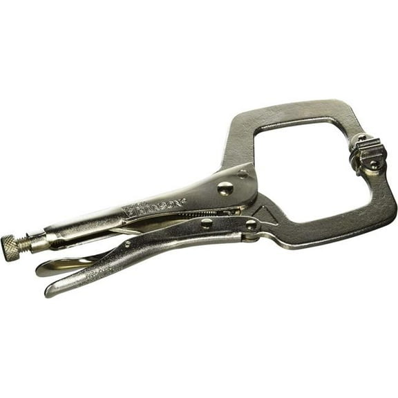 C.H. Hanson Locking C-Clamp,Swivel Pads,11"  71120
