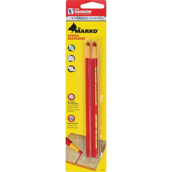 C.H. Hanson Red China Marker (2-Pack) 10261