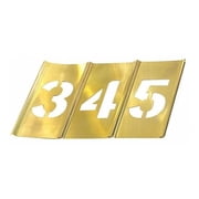 Stencil Set,Numbers,Brass, 10013 10013