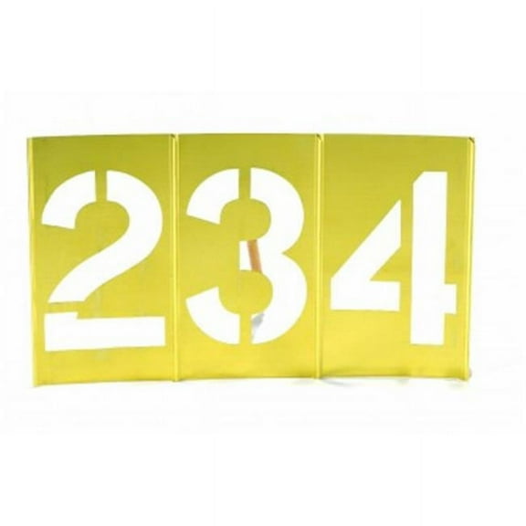 C.H. Hanson Stencil Set,Numbers,Brass, 10014 10014