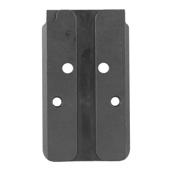 C&H Precision V2 Steel Optic Plate for Firearm MOS, Compatible with RMR/SRO/RCR/Holosun 407C/507C/508T, Black Zinc Finish, Includes Mounting Screws (GL-RSH-V2-ST)