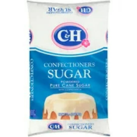 C&H Premium Cane Powdered Sugar, 2 lb (Pack of 3)