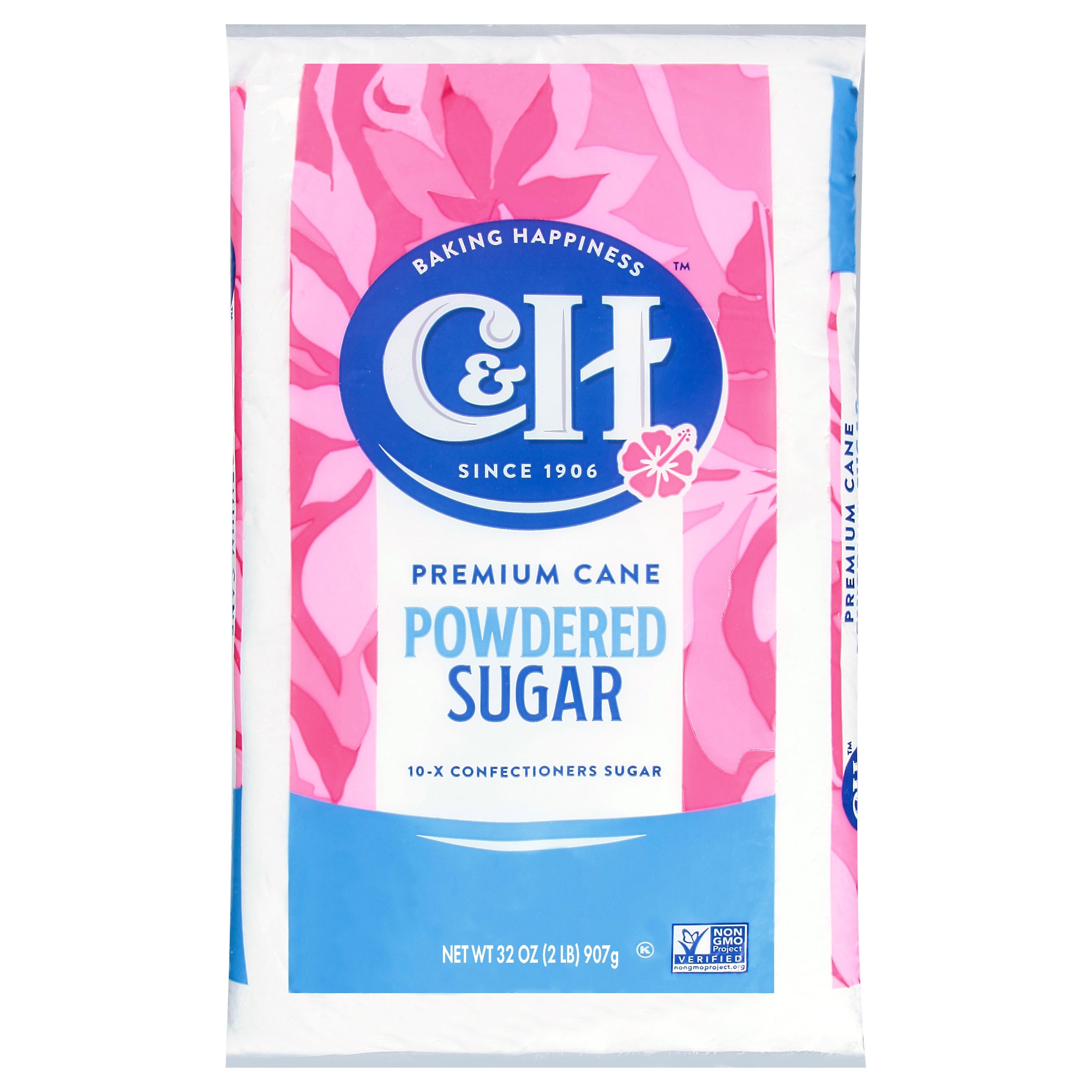 C&H Premium Cane Powdered Sugar, 2 lb - Walmart.com