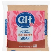 C&H Premium Pure Cane Light Brown Sugar 2 lb. Zipper-Pak