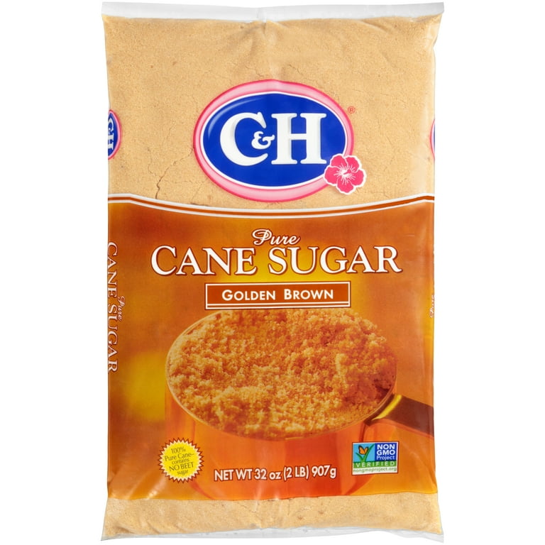 C&H Premium Pure Cane Light Brown Sugar, 2 lb - Walmart.com