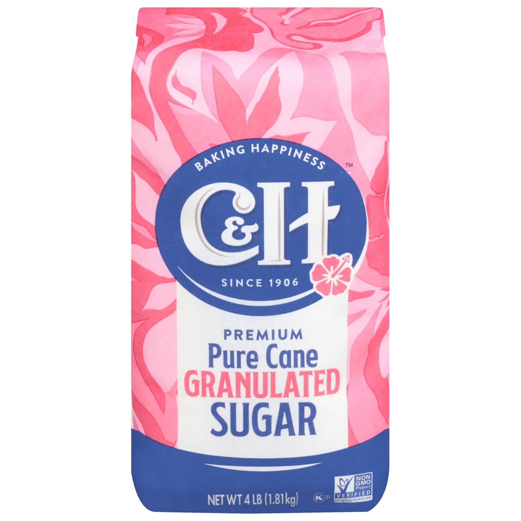 C&H Pure Granulated White Cane Sugar (Pack of 14)