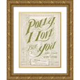 thumbnail image 1 of C. H. Sheen 19x24 Gold Ornate Framed and Double Matted Museum Art Print Titled - Polly, I Love but You (1899), 1 of 4