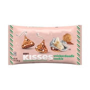 HERSHEY'S KISSES Snickerdoodle Cookie Flavored, Christmas , Candy Bag, 9 oz