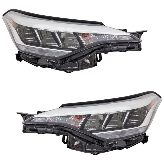C-HR 20-22 HEAD LAMP RH Assembly LED Turkey Built w/o Adaptive Headlight SET PAIR