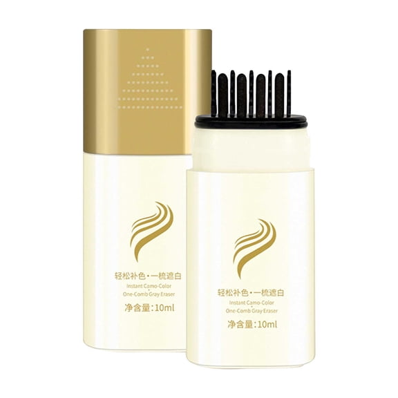 C Hair Concealer Pen For Gray Hair Temporary Coverage Waterproof Plastic Tube